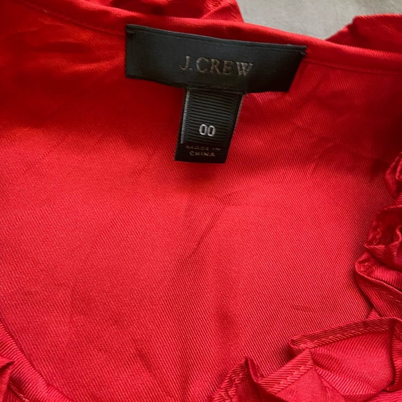 Silk Red Button-Up - Picture 2 of 2